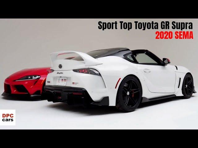 Studio Footage of Sport Top Toyota GR Supra 2020 SEMA