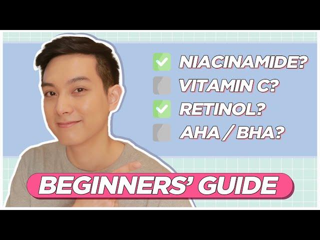 How to Use SKINCARE ACTIVES? Simple Guide to Niacinamide, Retinol, AHA BHA (Filipino) | Jan Angelo