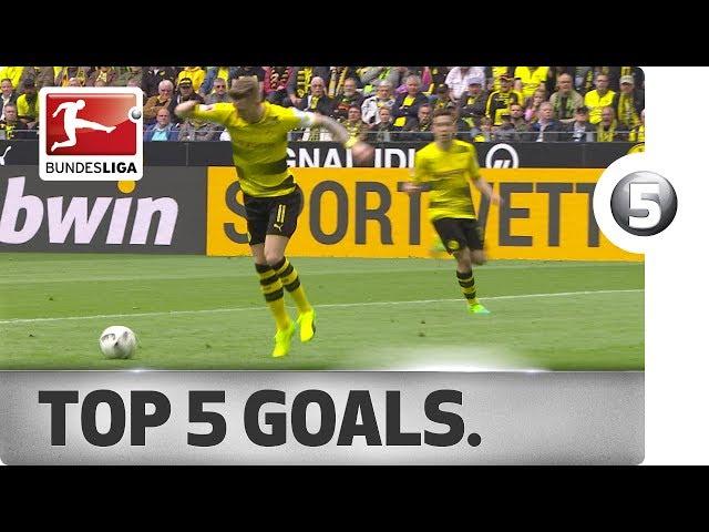 Robben, Reus, Aubameyang and More - Top 5 Goals on Matchday 34