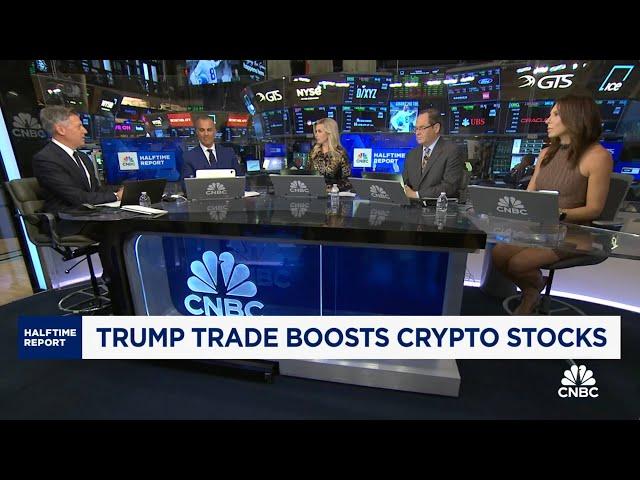 Trump Trade boosts crypto stocks