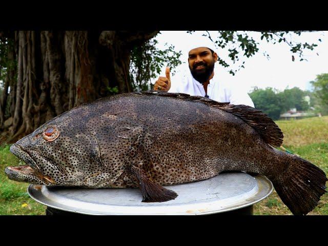 25 Kg King Hamour Fish Biryani Recipe || Amazing Hamour Fish Biryani || Nawabs Kitchen