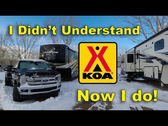 Now I understand KOA campgrounds!