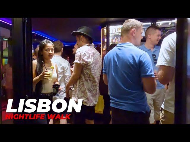  Lisbon Nights 2023: A Stroll Through The City's Vibrant Nightlife【4K UHD】