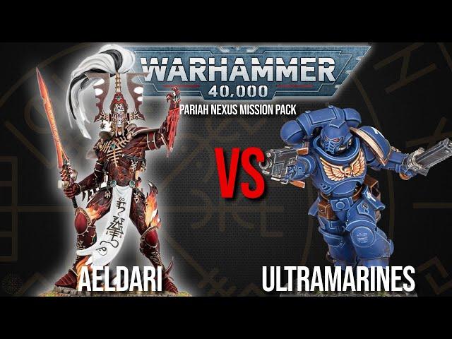 Aeldari Vs Ultramarines - Warhammer 40k 10th Edition