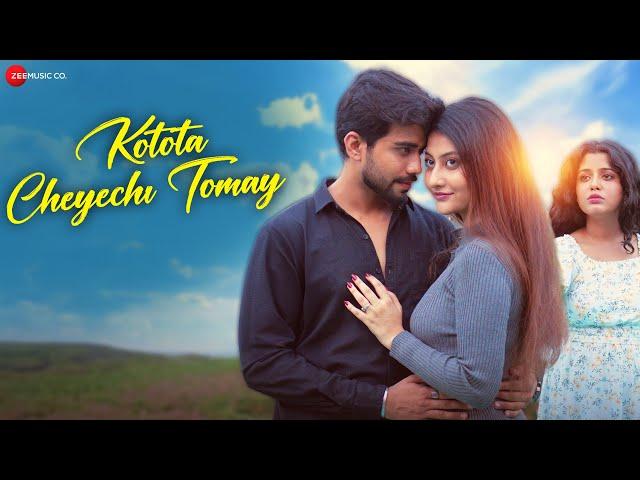 Kotota Cheyechi Tomay - Music Video | Sougata Dey | Bhabesh, Rani, Aaheliya | New Bangla Song