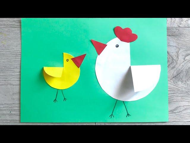 Пасхальные поделки своими руками Аппликация из бумаги / Easter Paper Crafts