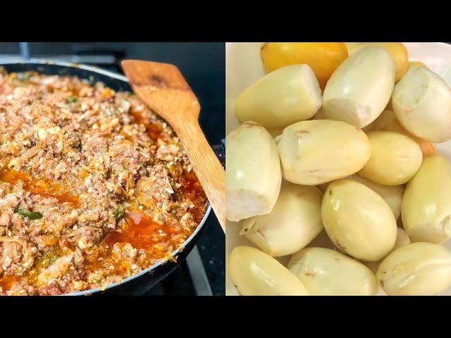 Best Garden Egg Stew / Egg plant stew -Ghanaian Food RECIPE |EVEN JACKIE