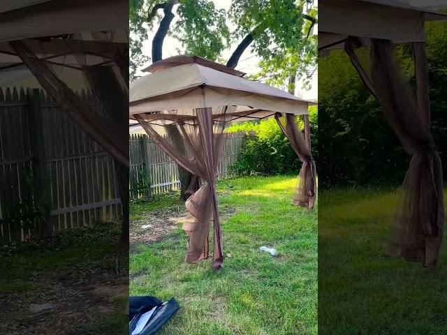 Pop up Gazebo from Big Lots #biglots #backyard #summervibes