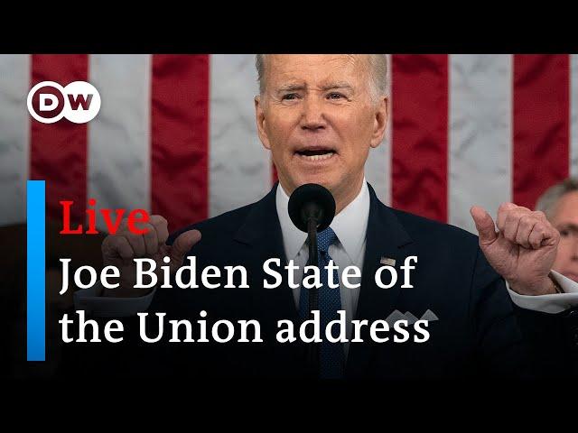 Live: US President Joe Biden delivers 2024 State of the Union address | DW News