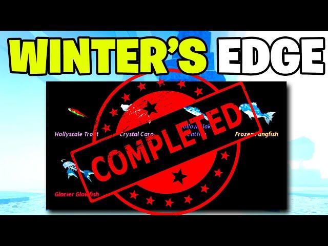 Roblox Fisch - HOW TO COMPLETE WINTER'S EDGE BESTIARY (Full Guide)