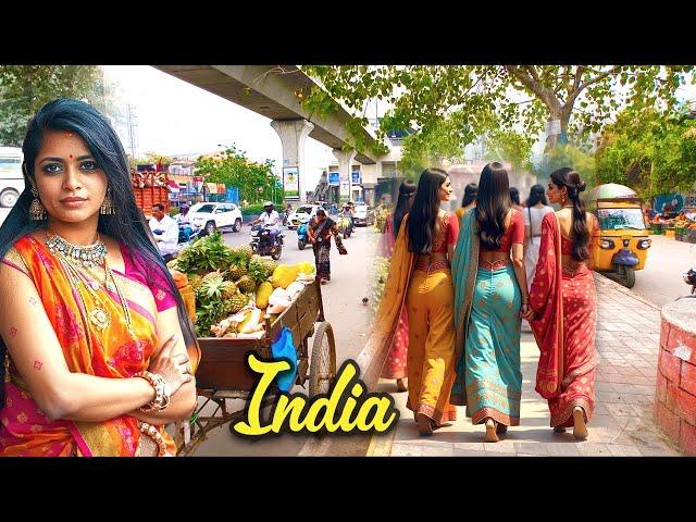  Walking Tours in India 4K - A Day in the Life of a Local in a Big City