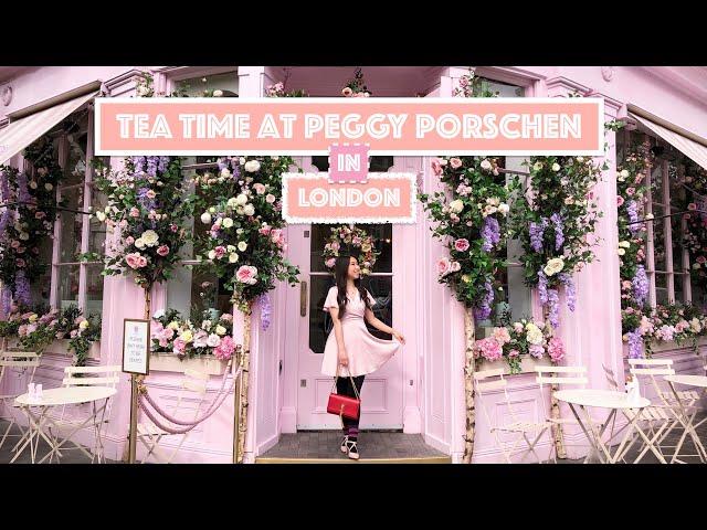 PEGGY PORSCHEN CAKES - TEA TIME in LONDON at A Lovely Pink Café (Belgravia Location)