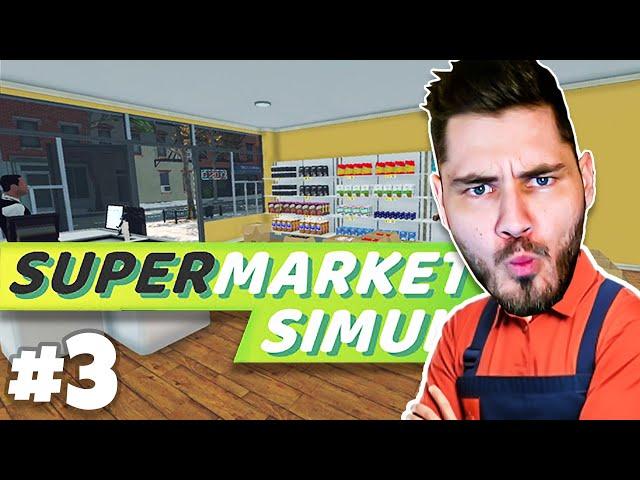 SUPERMARKET SIMULATOR #3 - "Tablet, przemeblowanie i kasjer!"