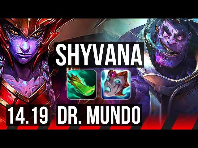 SHYVANA vs DR. MUNDO (TOP) | 5/1/3, 700+ games | EUW Master | 14.19