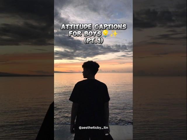 Attitude captions ideas for boys  #ytshorts #shorts #viral #captionforboys #captions