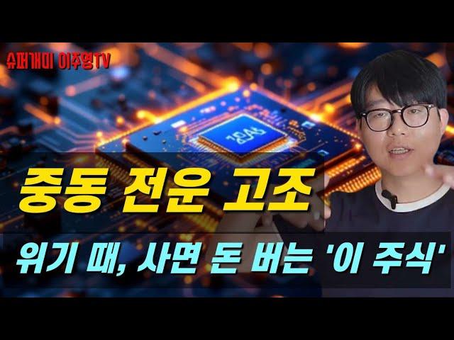 '중동 전운 고조', 위기는 기회, 지금 사면 돈 버는 '이 주식' 콕콕!