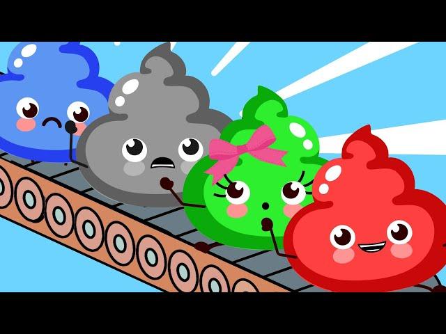 I Lost My COLOR Poo Poo Song | Silly Healthy Habits Songs by Papa Joel's English