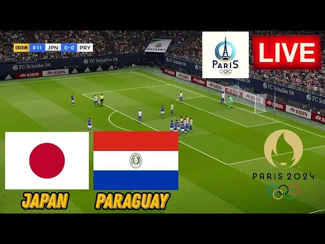LIVE: Japan U23 vs Paraguay U23 | OLYMPIC GAMES 2024 | Match live now