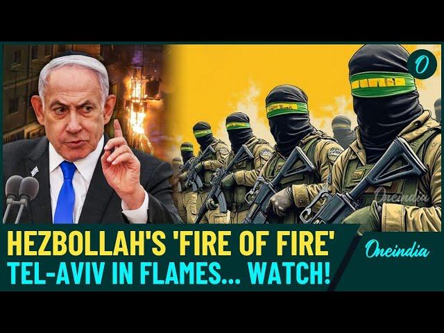 Hezbollah escalates conflict with Tel Aviv Strikes, Attacks Intensify Confrontation | Watch