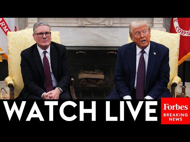 WATCH LIVE: President Trump Hosts UK PM Keir Starmer In The Oval Office