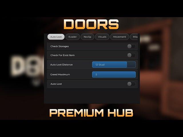 Doors Script | Auto Loot, FullBright, ESP, Noclip | Mobile