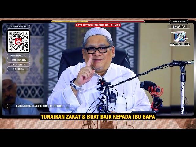 TAZKIRAH : Azab Ular Di Hari Akhirat & Hargai Orang Miskin, Santuni Ibu Bapa - Ustaz Shamsuri Ahmad