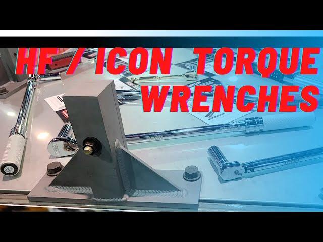 Three torque wrenches from Icon / Harbor Freight - SEMA 2022