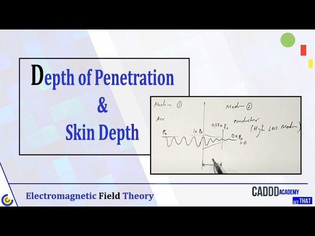 Depth of Penetration | Skin Depth | EMFT Lecture | CADDD Academy