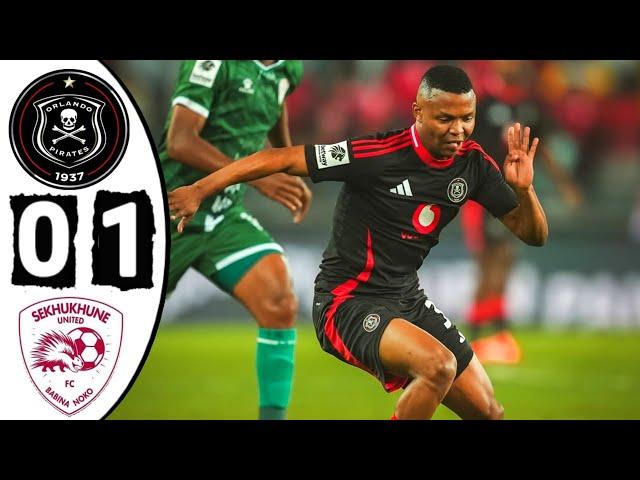 Orlando Pirates vs Sekhukhune United 0-1 Highlights & Goals | Betway Premiership 24/25