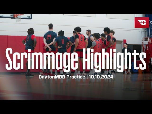 Dayton Men's Basketball 5v5 Scrimmage Highlights October 10