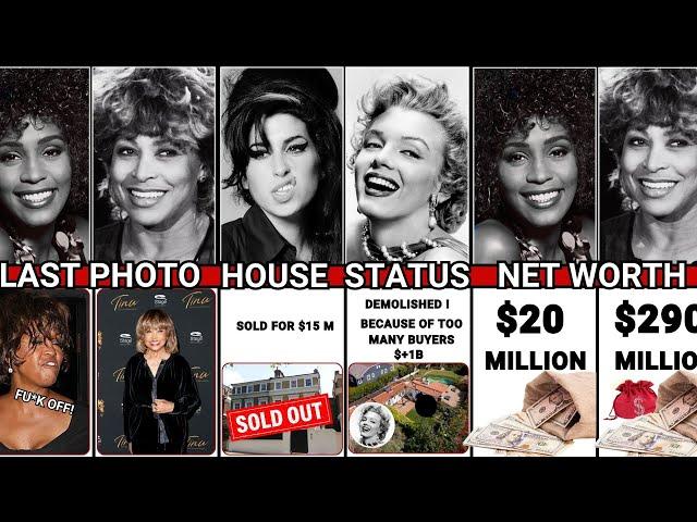 Whitney Houston VS Tina Turner VS Marilyn Monroe VS Amy Winehouse