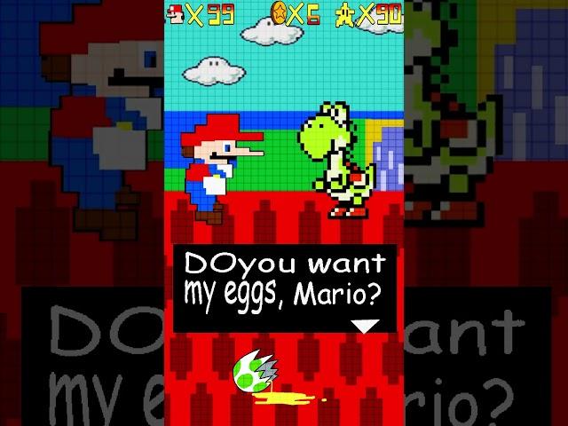 What if Mario 64 was on the NES? #retro #shorts