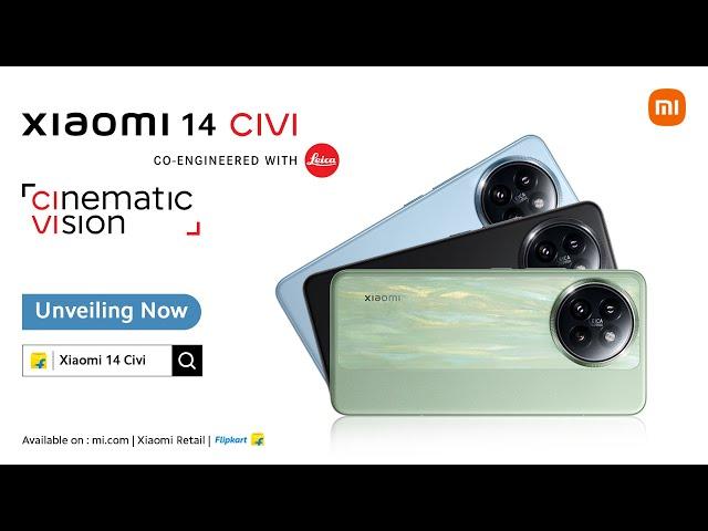 Xiaomi 14 CIVI - #CinematicVision | Launching on 12th June