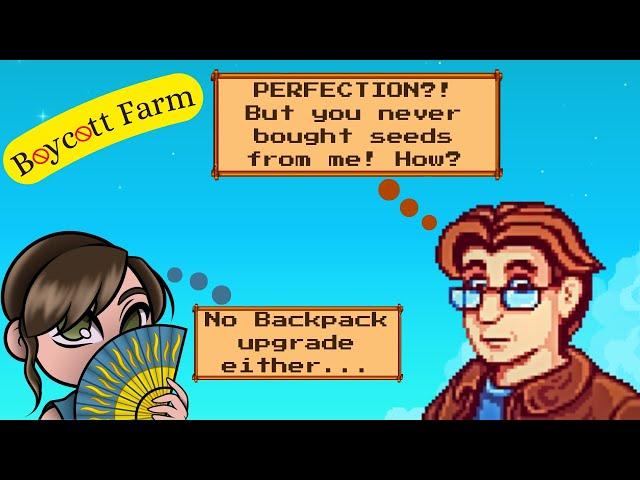 I Boycott Pierre for 2 Years & it was PERFECT *almost | Stardew Valley Boycott Farm FULL MOVIE