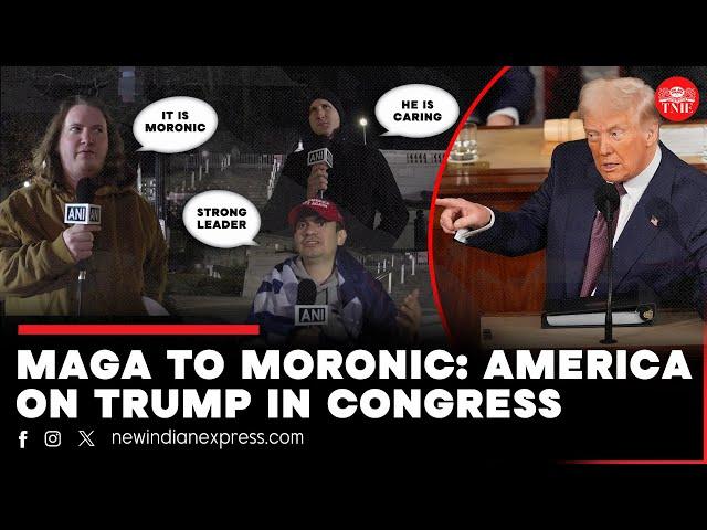 Strong, Caring, Moronic: Americans react to Trump's Congress Speech