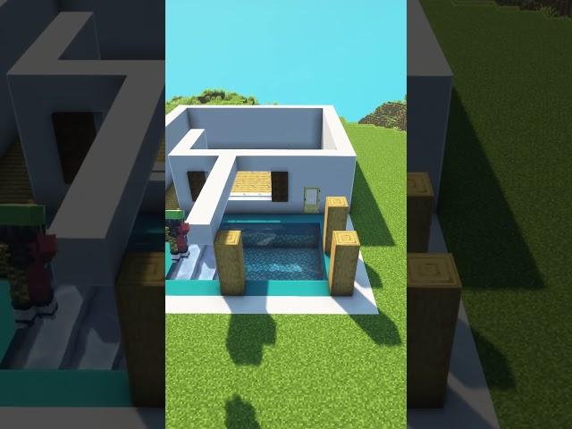 Minecraft Ultimate Modern House #shorts