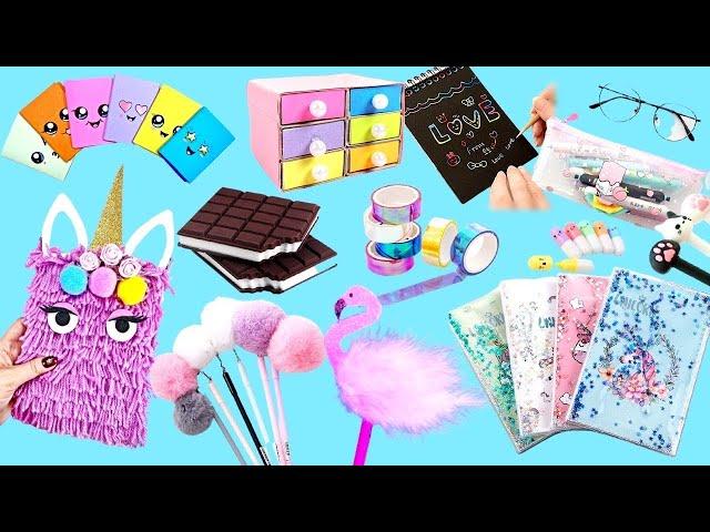 30 BRICOLAGES FACILES FOURNITURES SCOLAIRES INCROYABLE-ARTISANAT MIGNON POUR LA RENTRÉE DES CLASSES