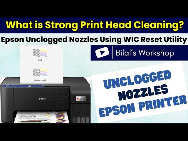 Clean Print Head Epson EcoTank Printers All Models️Ask Bilal?
