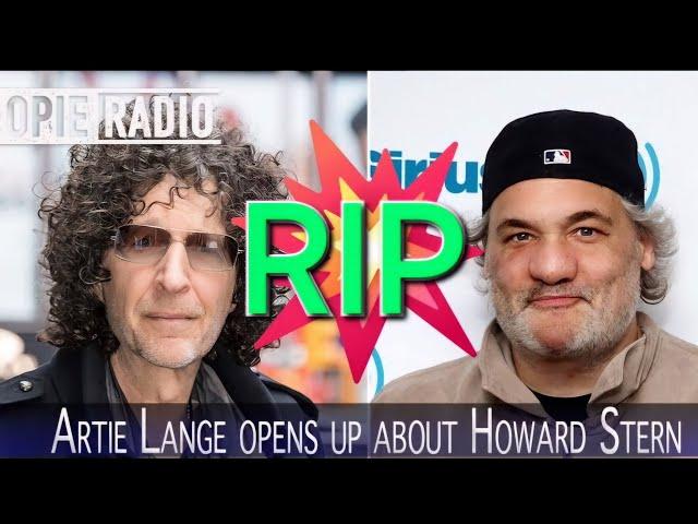 Artie Lange 'RIP Howard Stern show!'