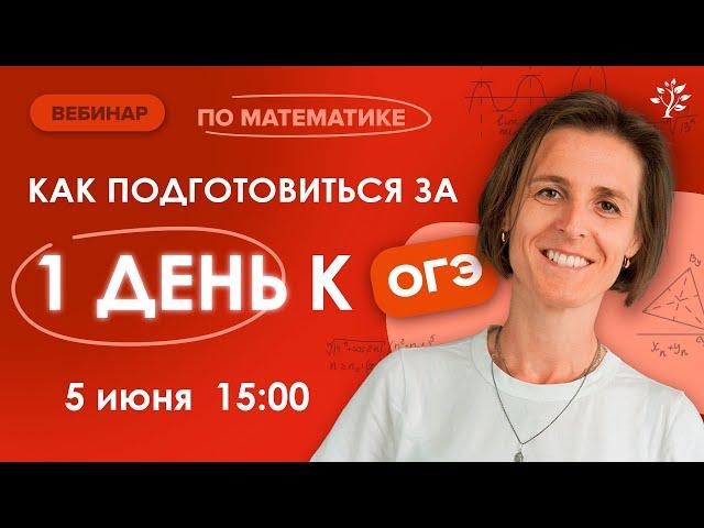 Как подготовиться за 1 день к ОГЭ по математике 2024 | TutorOnline | Математика ГИА, ОГЭ