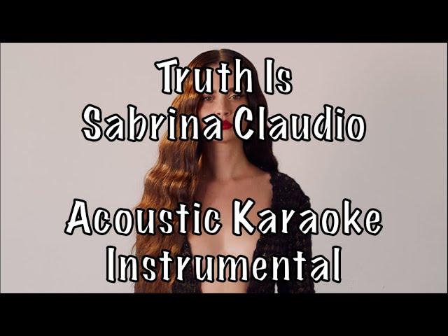 Sabrina Claudio - Truth Is Acoustic Karaoke Instrumental