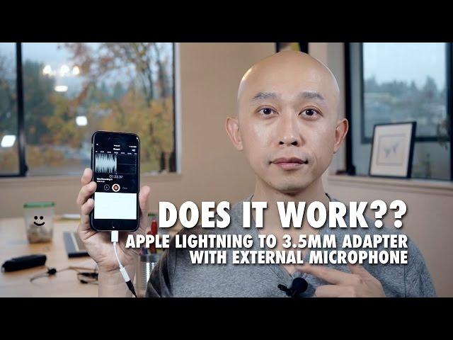 Apple Lighting to 3.5mm Adapter with External Microphone Review