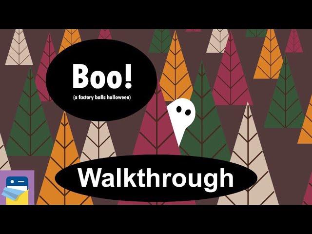 Boo! (factory balls halloween): FULL Walkthrough Levels 1 - 16 (by Bart Bonte)