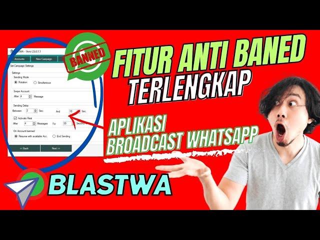 Broadcast Whatsapp dengan Fitur Anti Baned Terlengkap || Blast Wa