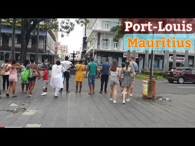 Walking ‍️ tour Capital City Port-Louis || Mauritius   ( )