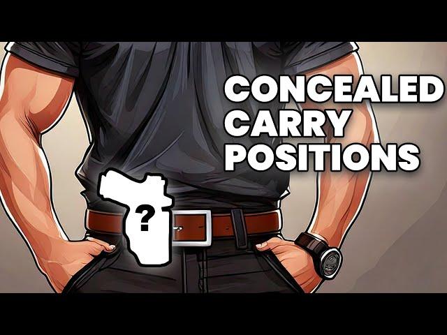 9 Concealed carry positions (6 unusual ones)