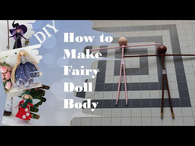 DIY How to Make a Fairy Doll Body | 2 types of Wire Doll Making | Huong Harmon