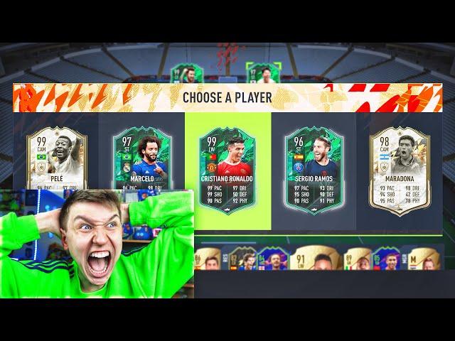 99 RONALDO IN A 195 RATED SHAPESHIFTERS FUT DRAFT!! (FIFA 22)