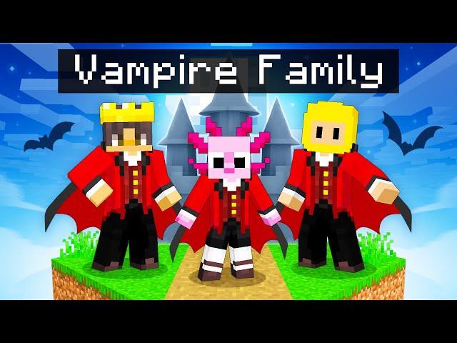 Having a VAMPIRE FAMILY in Minecraft