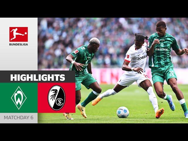 Doan Wins it for Freiburg! | SV Werder Bremen - SC Freiburg 0-1 | Highlights | MD 6 – Bundesliga